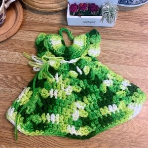 Pot holder~Crochet~vintage~granny decor~cottagecore~dish cloth~kitchen~farmhouse